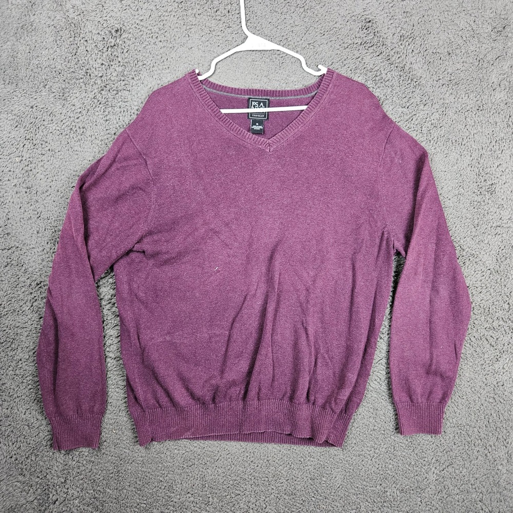 Jos.‎ A. Bank Traveler Mens XL 100% Pima Cotton V-Neck Sweater